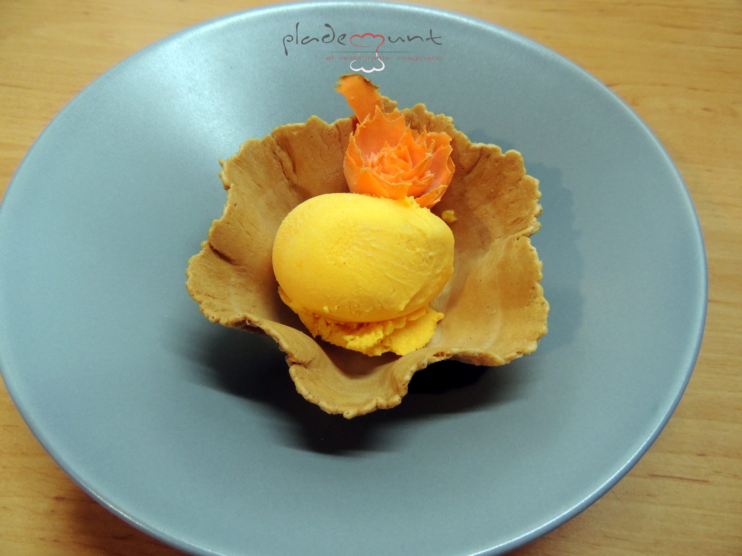 #helado de zanahoria