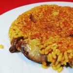 Arroz socarrat con Pulpo
