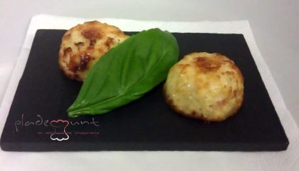 #bombones de patata,  bacon y queso