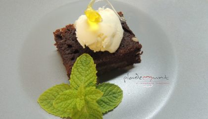 #brownie de aceitunas negras