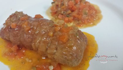 #flamenquines pisto de encurtidos