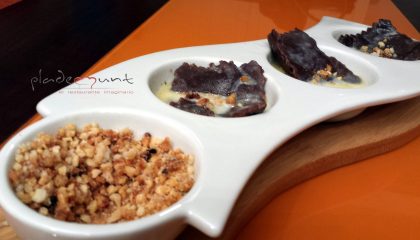 #raviolis de chocolate