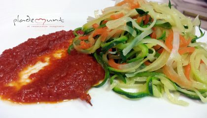 #receta espaguetis de verduras