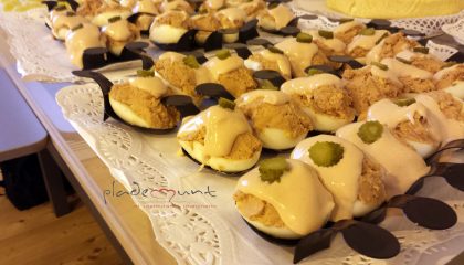 #receta huevos rellenos